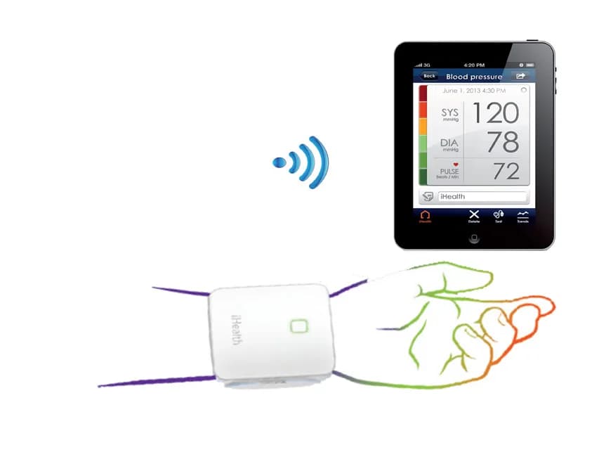 iHealth SENSE BP7 monitor de presiune arteriala - incheietura mainii