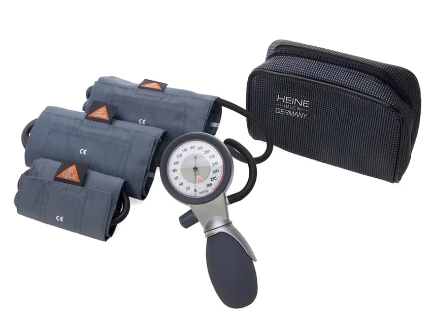 Sfigmomanometru/tensiometru kit familia HEINE „G7” cu 3 mansete - M-000.09.554