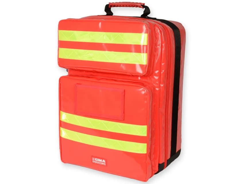 Rucsac SILOS 2 - GIMA - rosu - polyester + PVC
