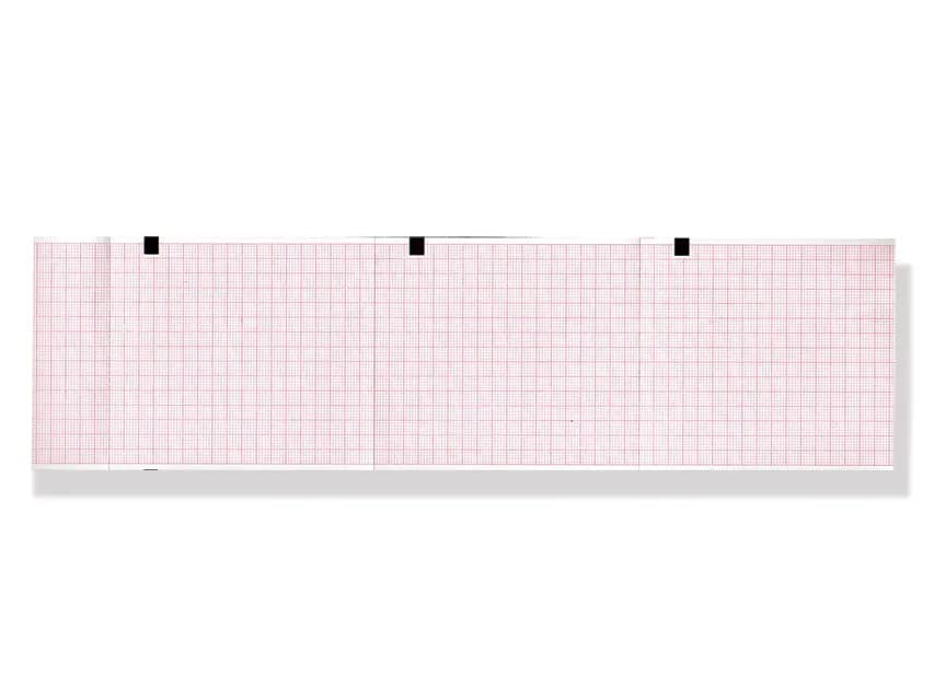 ECG hartie termica 80x90mm x280s pachet - grila portocalie