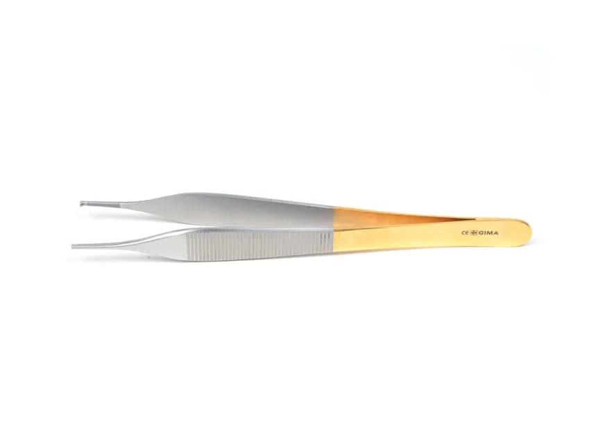 Pense Adson Micro Gold 1x2 dinți