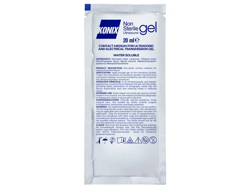 Gel pentru ecografie - pliculet 20 ml - transparent
